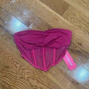 SHEIN Fuchsia Crop Top
